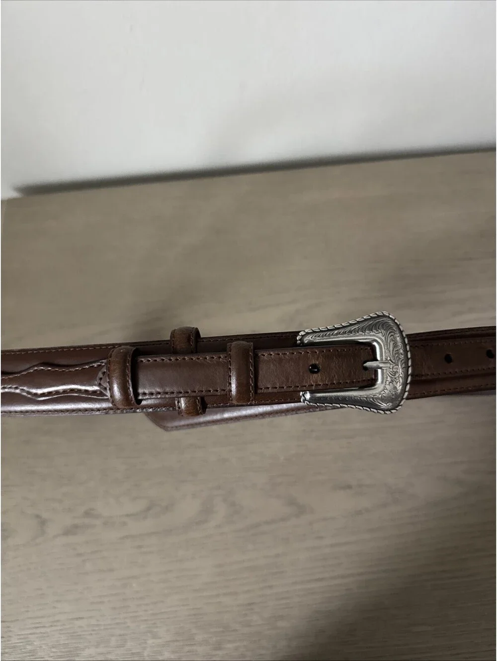 Nocona Men’s Western Ranger Arrow Lacing Leather Belt Men’s 42